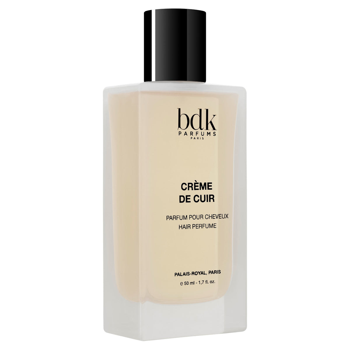 BDK Parfums Hair Perfume Creme de Cuir flacon vue de face en biais