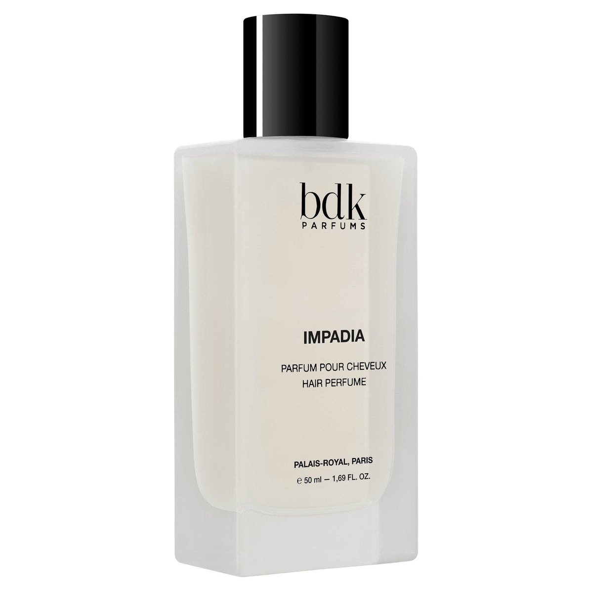 BDK Parfums Hair Perfume Impadia flacon vue de face en biais