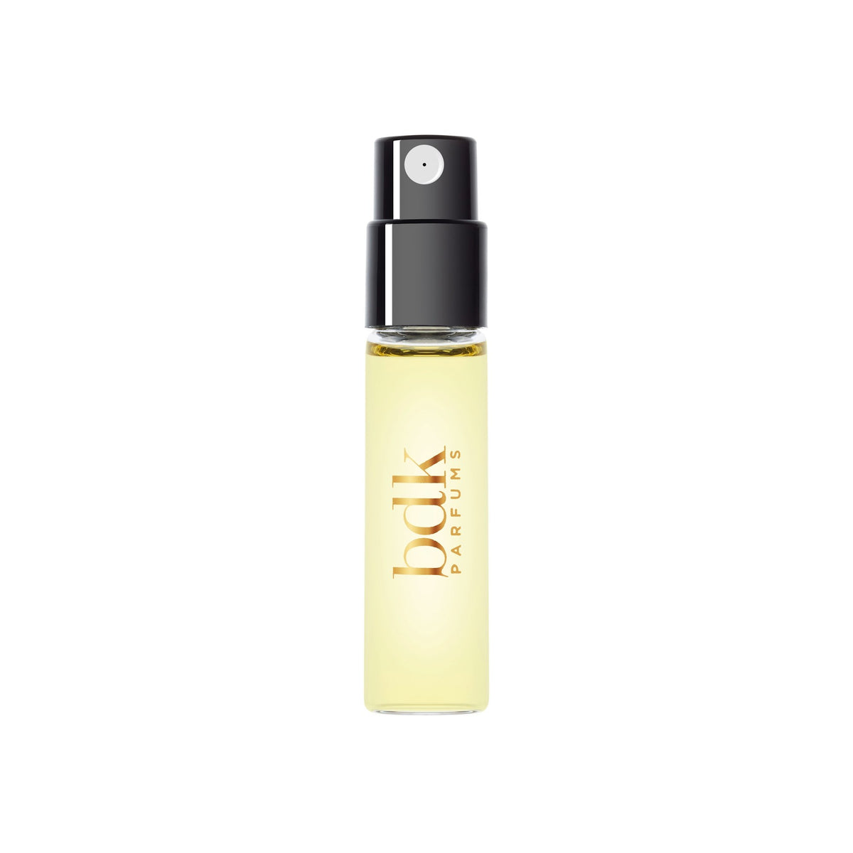 BDK Parfums Velvet Tonka Extrait 2ml échantillon de profil avec logo bdk