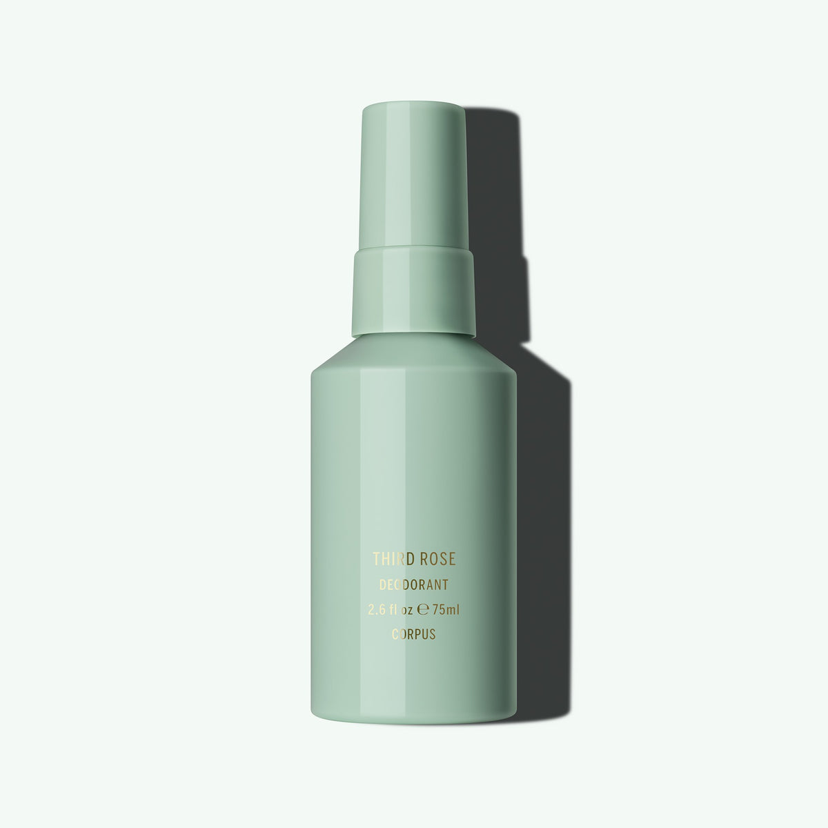Corpus Naturals Deodorant Spray Third Rose flacon op mintgroen