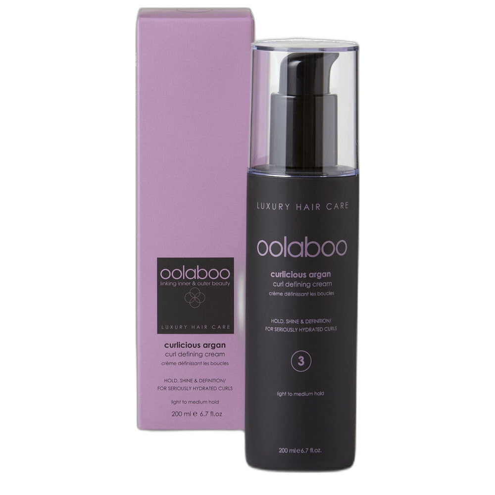 Oolaboo Curlicious Argan Crème Définissante pour Boucles 200ml