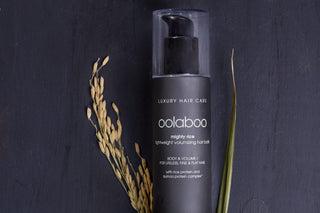 Oolaboo Mighty Rice Volumizing Shampoo avec épis de riz