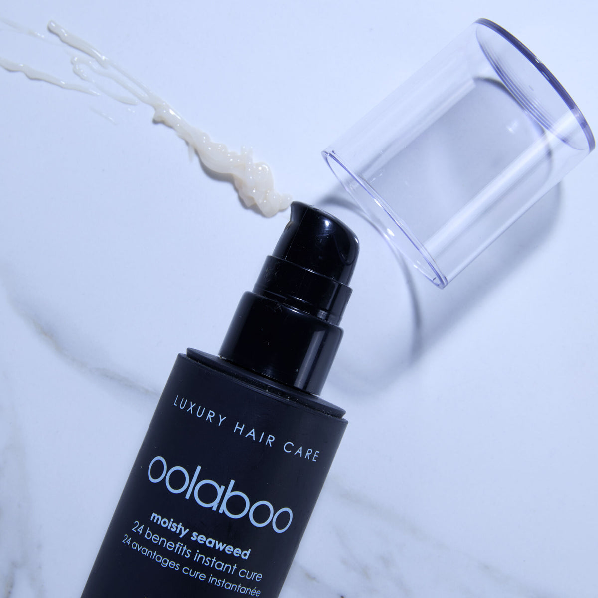 Oolaboo Moisty Seaweed 24 Benefits Instant Cure avec une éclaboussure de crème