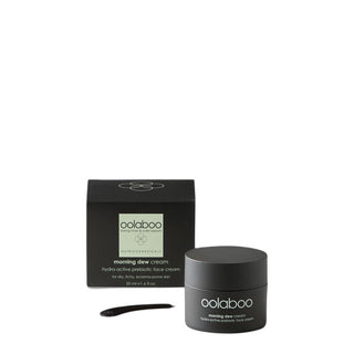 Oolaboo Morning Dew Prebiotic Face Cream 50ml pot avec étui et spatule