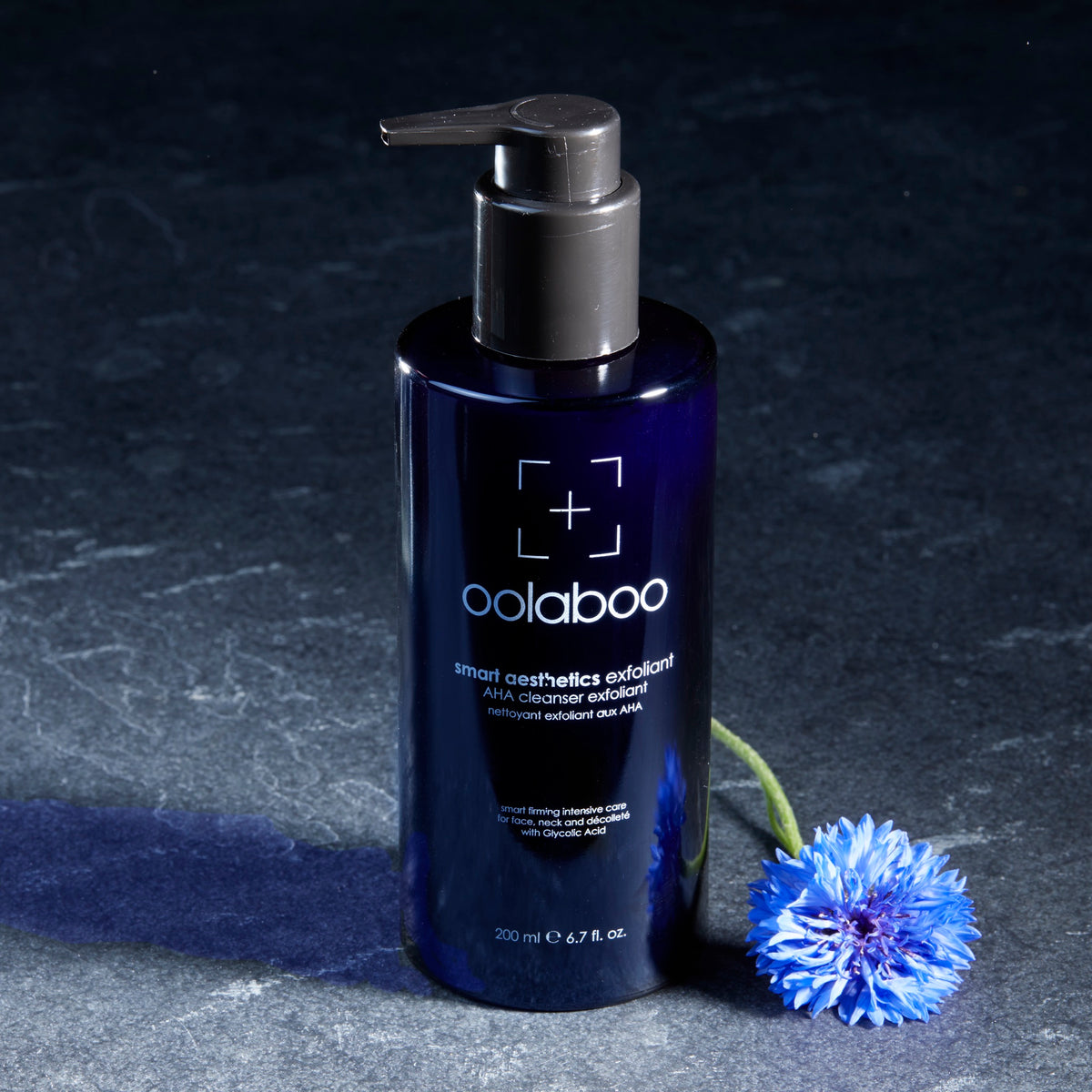 Oolaboo Smart Aesthetics Cleanser Exfoliant 200 ml avec bleuet