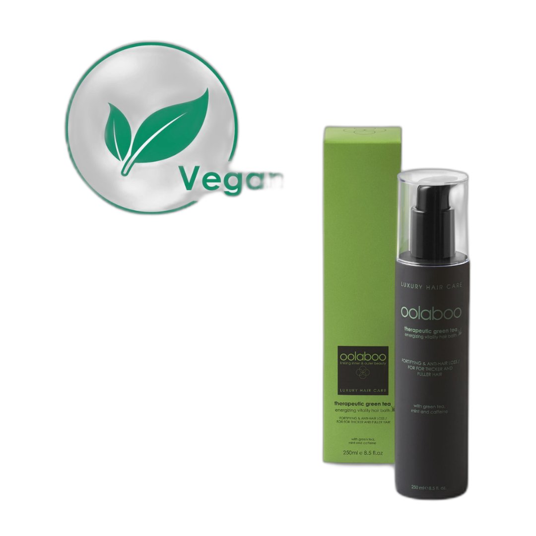 Oolaboo Therapeutic Green Tea Energizing Vitality flacon avec étui, vegan