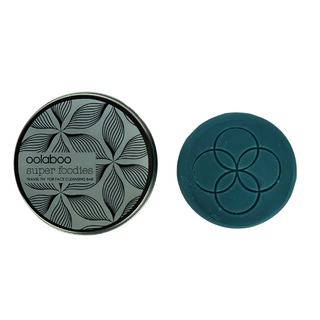 Oolaboo Travel Tin for Face Cleansing Bar avec savon bleu