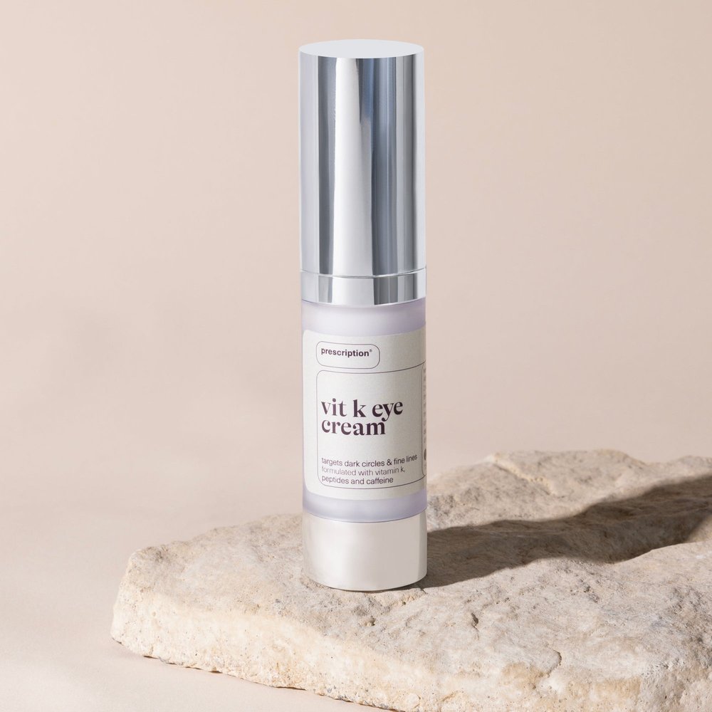 Prescription Vitamin K Eye Cream 15ml pompflacon op natuursteen
