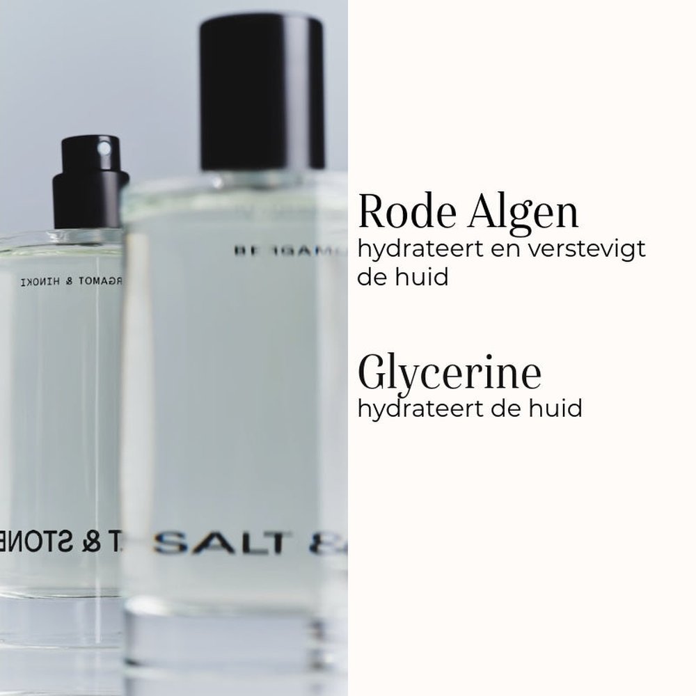Salt & Stone Body Mist Bergamot & Hinoki 100ml ingrediënten