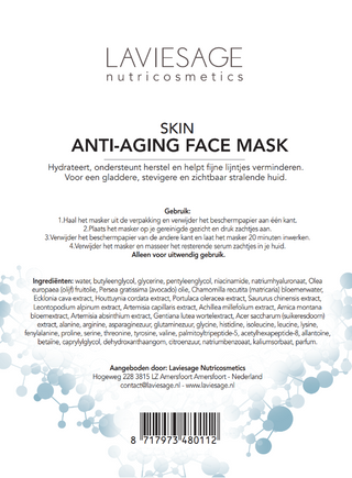 Laviesage Skin Anti-Aging Face Mask label